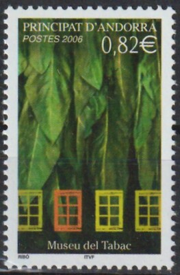 tobacco andorra ANDORRA (Fr.) Sc. 609 Tobacco 2006 MNH