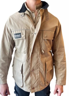 Belstaff Vintage Jacket Mens Beige Size M - Iconic Removable Model