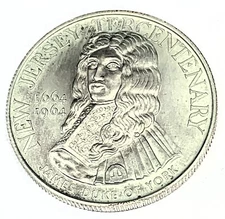 # C5503  HERALDIC  ART   SILVER    MEDAL,   NEW JERSEY  300th ANIVERSARY