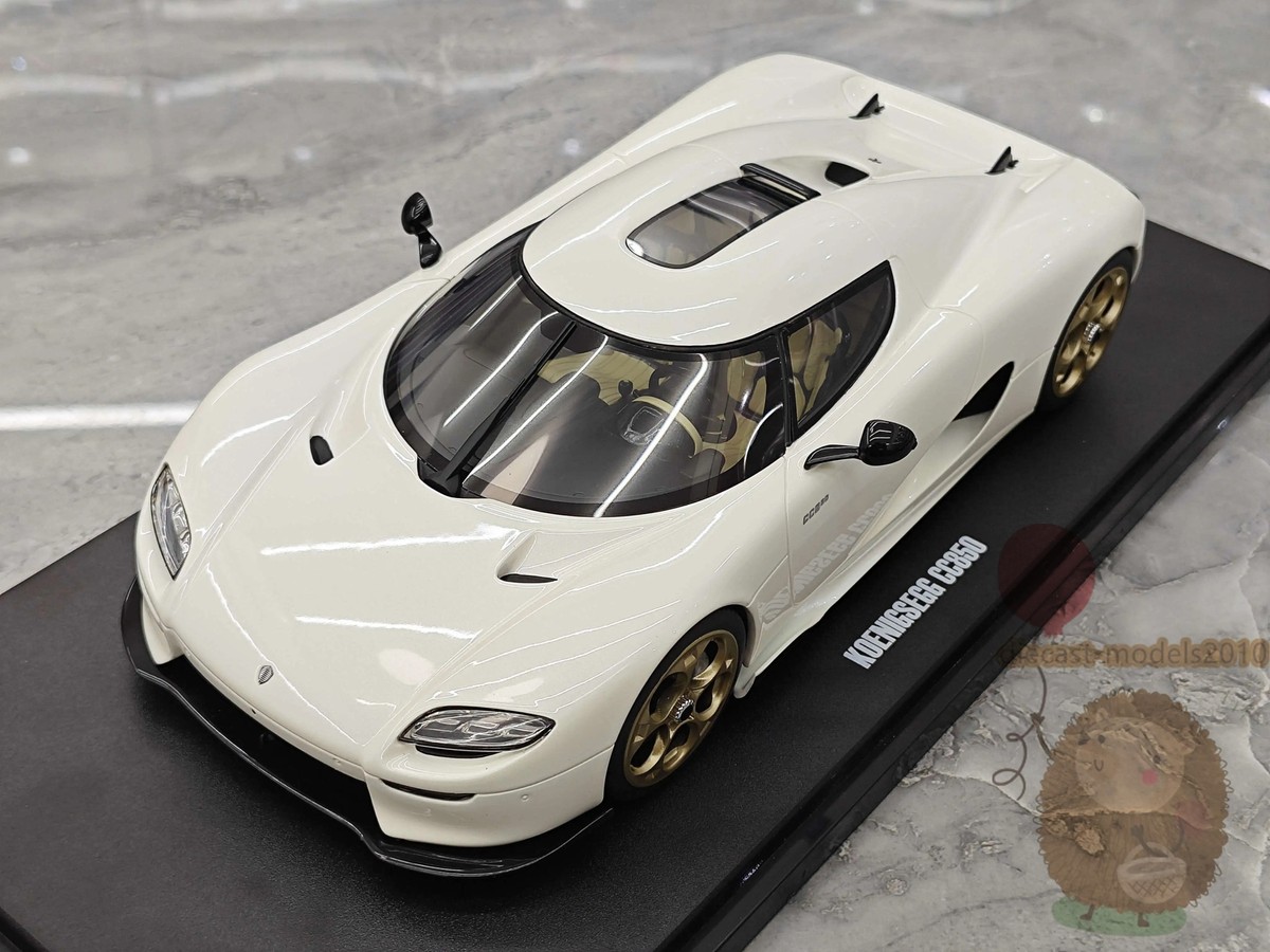 マ*イ様 GT SPIRIT 1/18 ケーニグセグ CC850 (シルバー) 1/18 Koenigsegg CC850 2022 (Moon Silver) Resin Model Car by