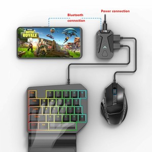 Portable Mobile Pubg Gaming Keyboard Mouse Converter Adapter For Ios - image is loading portable mobile pubg gaming keyboard mouse converter adapter