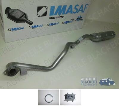 IMASAF Auspuff Mitteltopf+Zubehör für Toyota Land Cruiser 3.4 D BJ42 1980-1982
