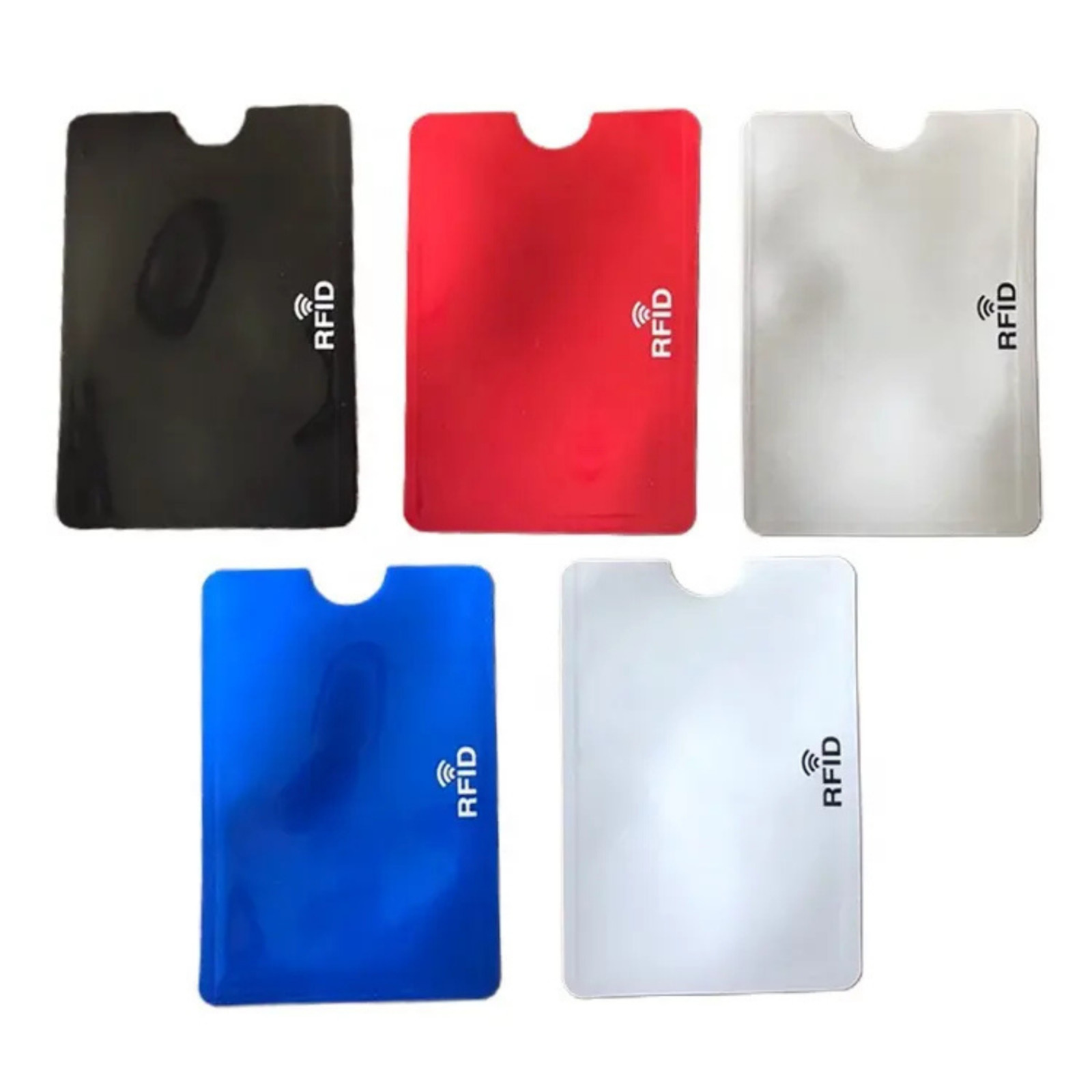 5 x RFID Card Sleeve Wallet Blocking Protector Debit Credit Contactless