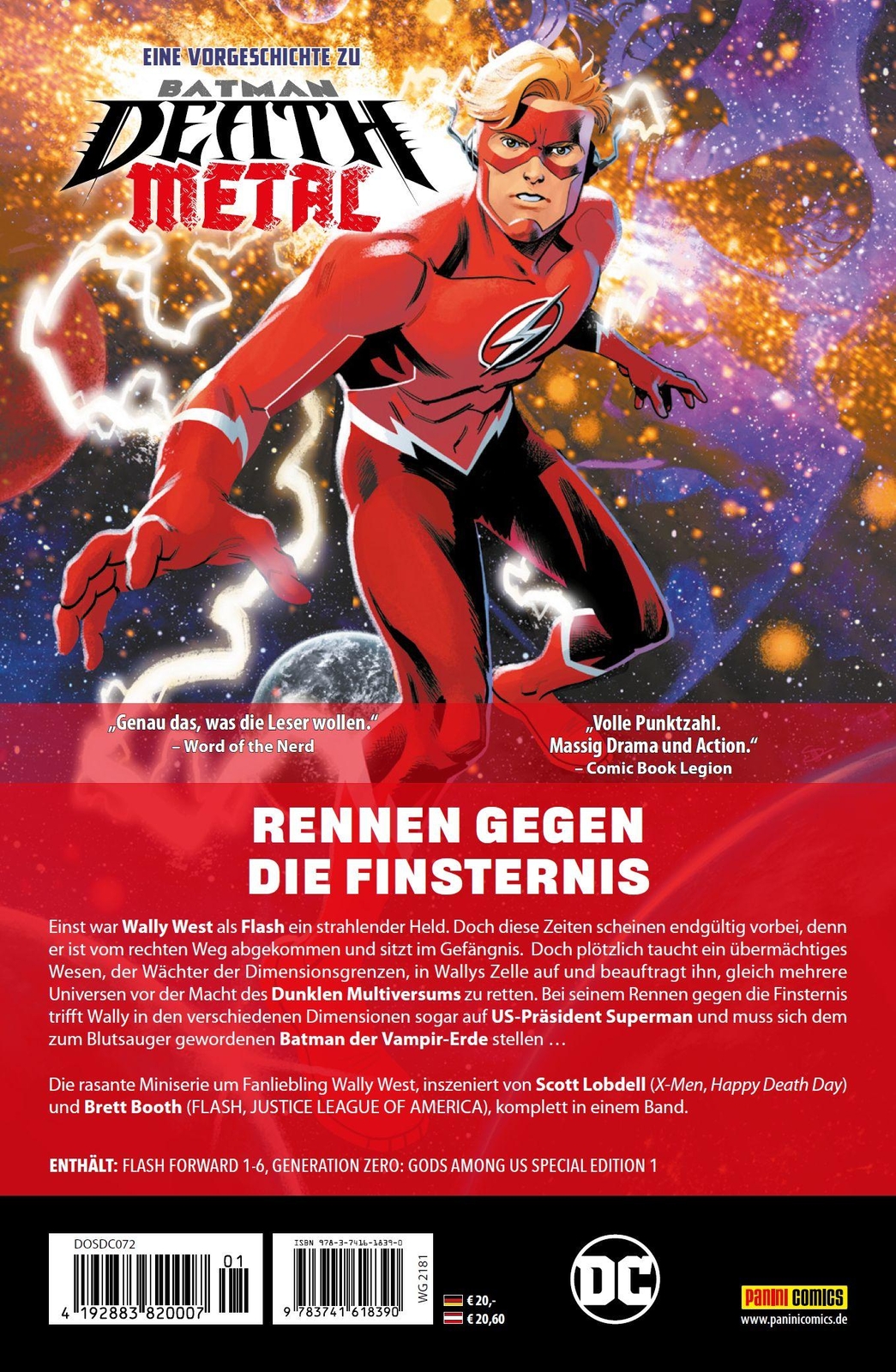 Thumbnail - Scott Lobdell / Flash Forward - Wally Wests Rückkehr / 9783741618390