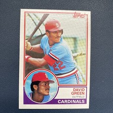 1983 TOPPS DAVID GREEN RC ST. LOUIS CARDINALS #578 NM