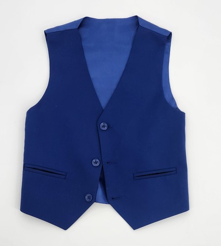 Kidsworld of USA 3 Piece Tuxedo Size 5 With Shirt & Tie (Blue & Grey) - Picture 14 of 23