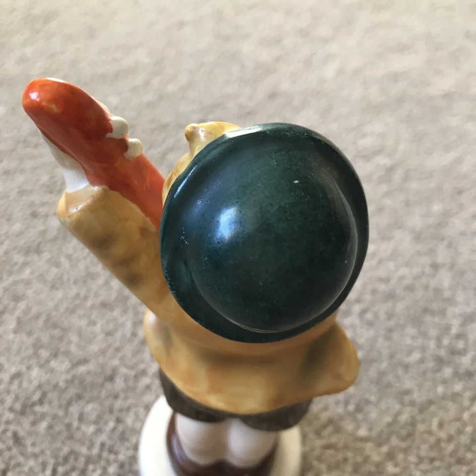 Goebel Hummel Porcelian "Minstrel Boy" Figure KF37 TMK 2 - Image 4 of 4