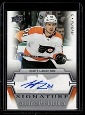 2019-20 Upper Deck Signature Sensations Scott Laughton Auto Philadelphia Flyers
