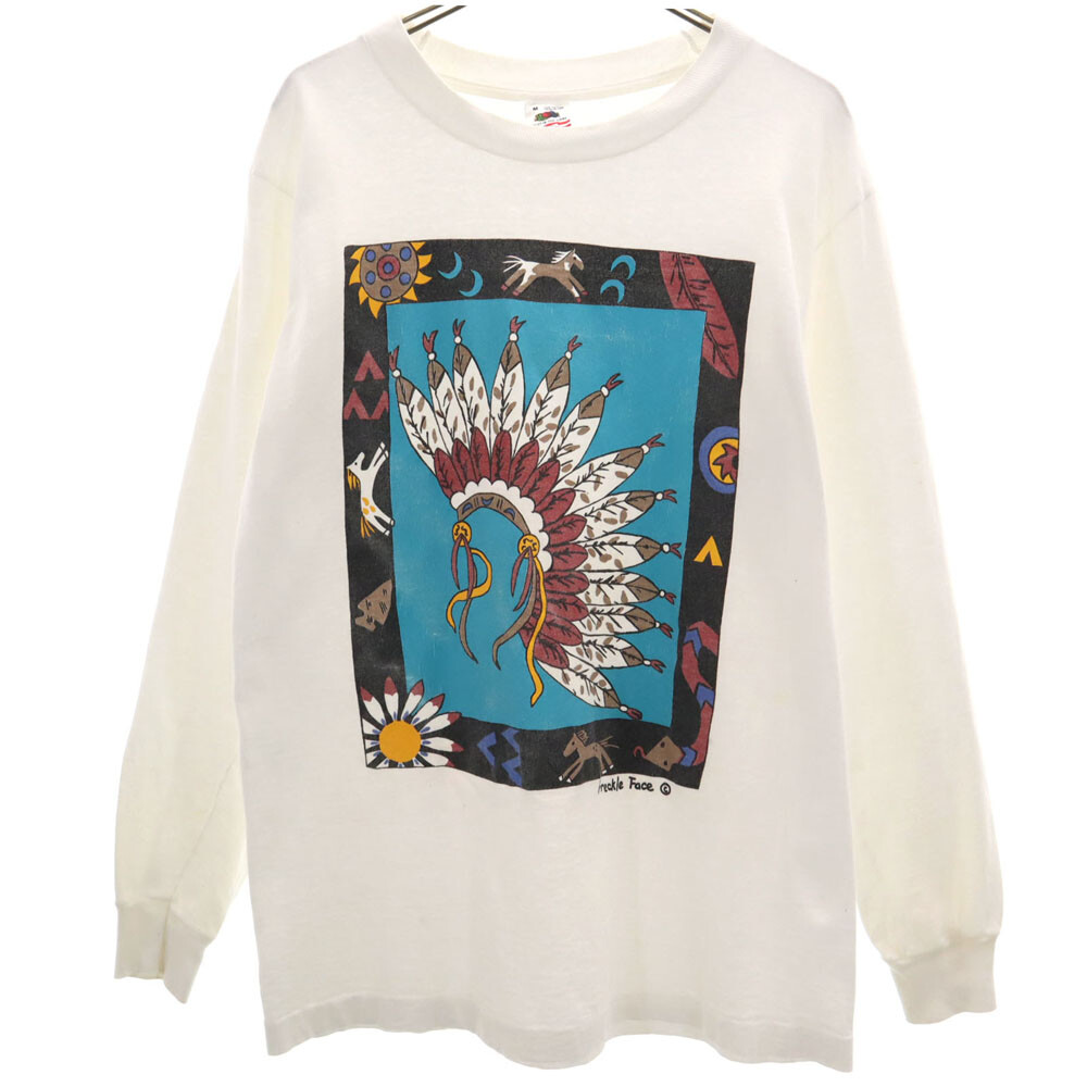 FRUIT OF THE LOOM 90s Made in USA Old native Long sleeve