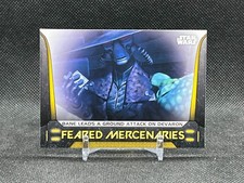2021 Topps Star Wars Bounty Hunters FEARED MERCENARIES Cade Bane Yellow I-C10