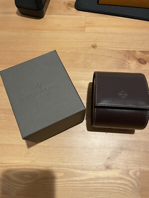 New Authentic Patek Philippe Leather Travel Pouch Case Watch Roll - Main Image