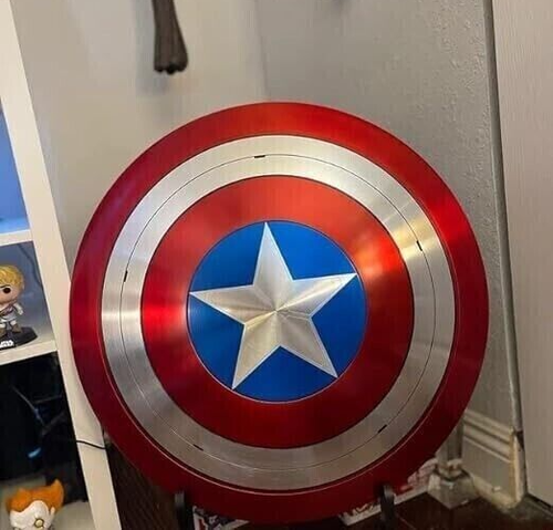 22" Steel Captain America Shield - The Falcon and The Winter Soldier" Shield - Afbeelding 1 van 3