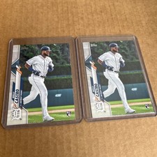 (2) 2020 Topps WILLI CASTRO RC ROOKIES #509 Detroit Tigers Baseball Cards (b3)