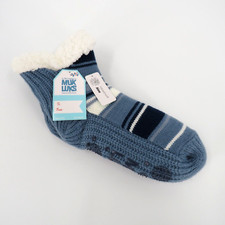 MUK LUKS Aloe Infused Faux Fur Lined Slipper Socks Women's Size S/M 6-8