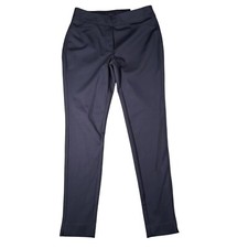 Chicos 0R US 4R Navy Blue Business Casual Leggings Pull On Flat Front Pants NWT