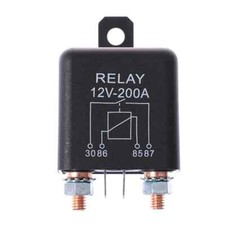 4 Pin High Current Relay Starting relay 200A 12V Power Automotive Start Relay