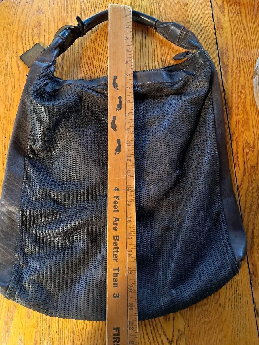Reptiles House Luxury Leather Shoulder Bag, Tote Boho Scored
