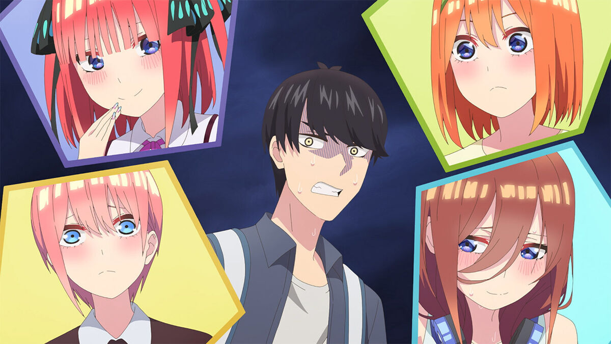 Gotoubun No Hanayome Season 1-2 + Movie (Ep.1-24 End) Anime DVD [English  Dub]