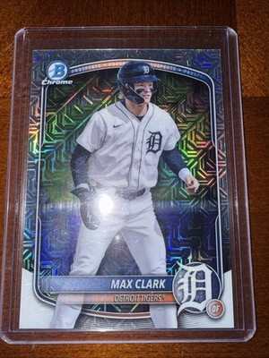 2025 Bowman - Chrome Prospects Max Clark #BCP-24 Mojo Refractor (RC)