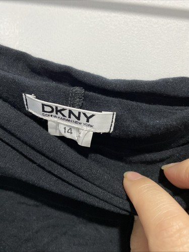 DKNY WOMEN BLACK SKIRT SIZE 14 - Picture 2 of 5