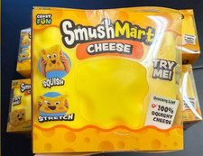 VIRAL JUMBO SQUISHY Cheese Smush Mart Crazy Fun Sensory Fidget New