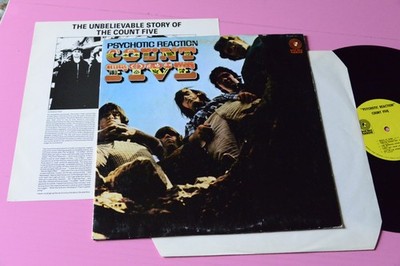 COUNT FIVE LP PSYCHOTIC REACTION ITALY REISSUE '70 EX++ MIT SEHR SELTENEM EINSATZ