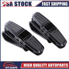 2PCS Universal Sunglasses Holders for Car Sun Visor Card Storage Holder Nuevo