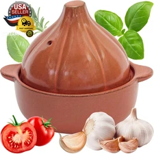 45-Second Ceramic Microwave Egg Maker, Fast Omelet Maker, Garlic Roaster for Del