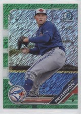 2019 Bowman Chrome Prospects Green Shimmer Refractor 53/99 Nate Pearson 2l4