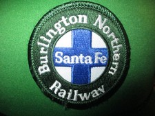 NWOT 80's Green BURLINGTON NORTHERN RAILWAY Santa Fe Sewn Mesh Snapback Hat OSFA
