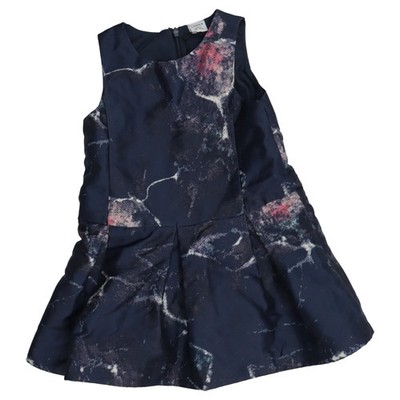 Lindex Kids, Kleid, Größe: 98, Blau/Mehrfarbig, Baumwolle/Polyester, Print #JVd