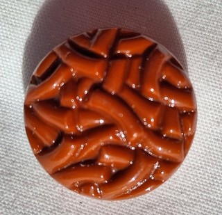 Glass Button 18mm Vintage