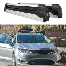 For Chrysler Pacifica 31.5" Aluminum Ski Snowboard Carriers Roof Rack Cross Bars