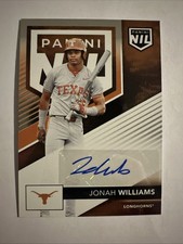 2025 Panini University of Texas NIL Jonah Williams Auto #JW