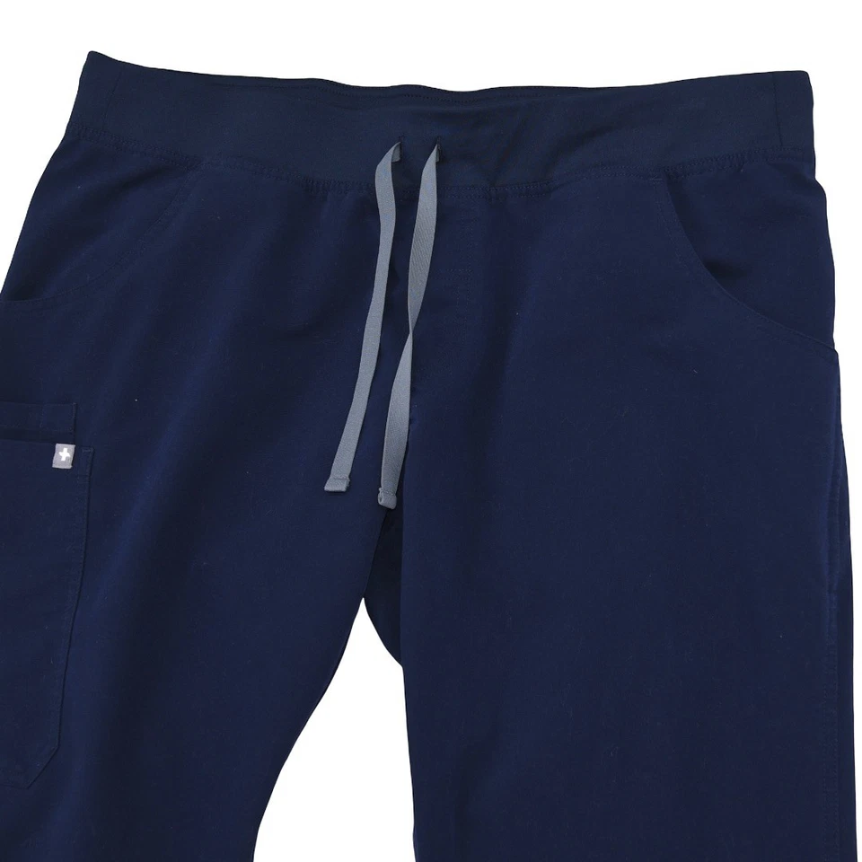 FIGS Pants Womens XL Petite Navy Kade Cargo Scrub Technical Drawstring - Image 3 of 4