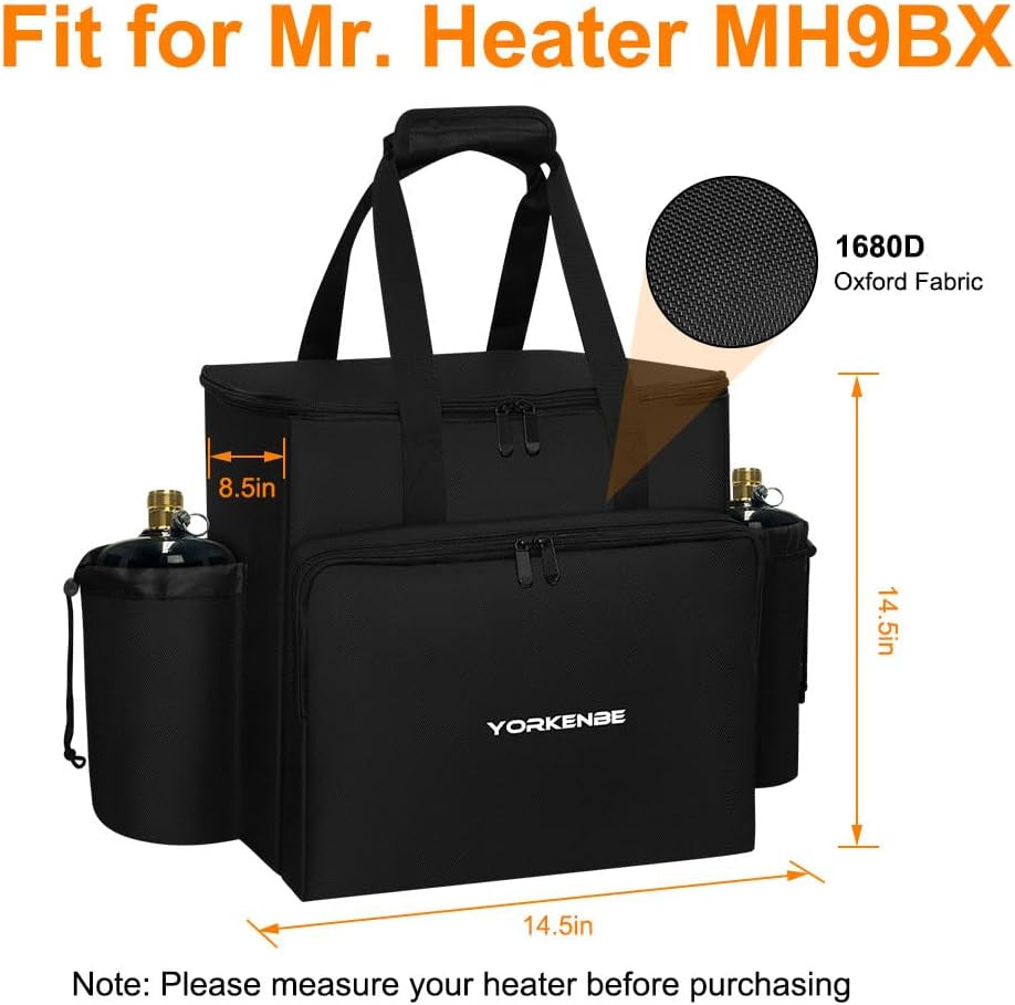 Carry Bag Compatible Mr. Mh9bx Water Resistant Buddy Propane