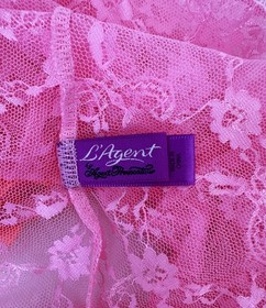 Agent Provocateur Pink Red Slip Set thong panty and babydoll dress XS/S