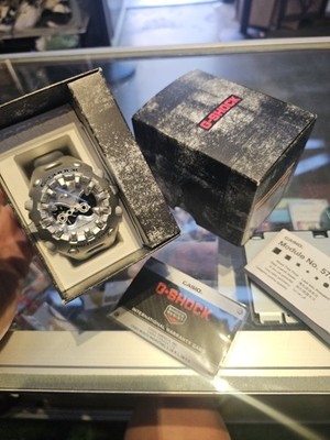 Casio G-Shock GA-V01A-8A Silver Analog Digital 200M Shock Resistant Watch