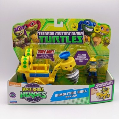 Teenage Mutant Ninja Turtles Half Shell Heroes Demolition Drill With Leo TMNT