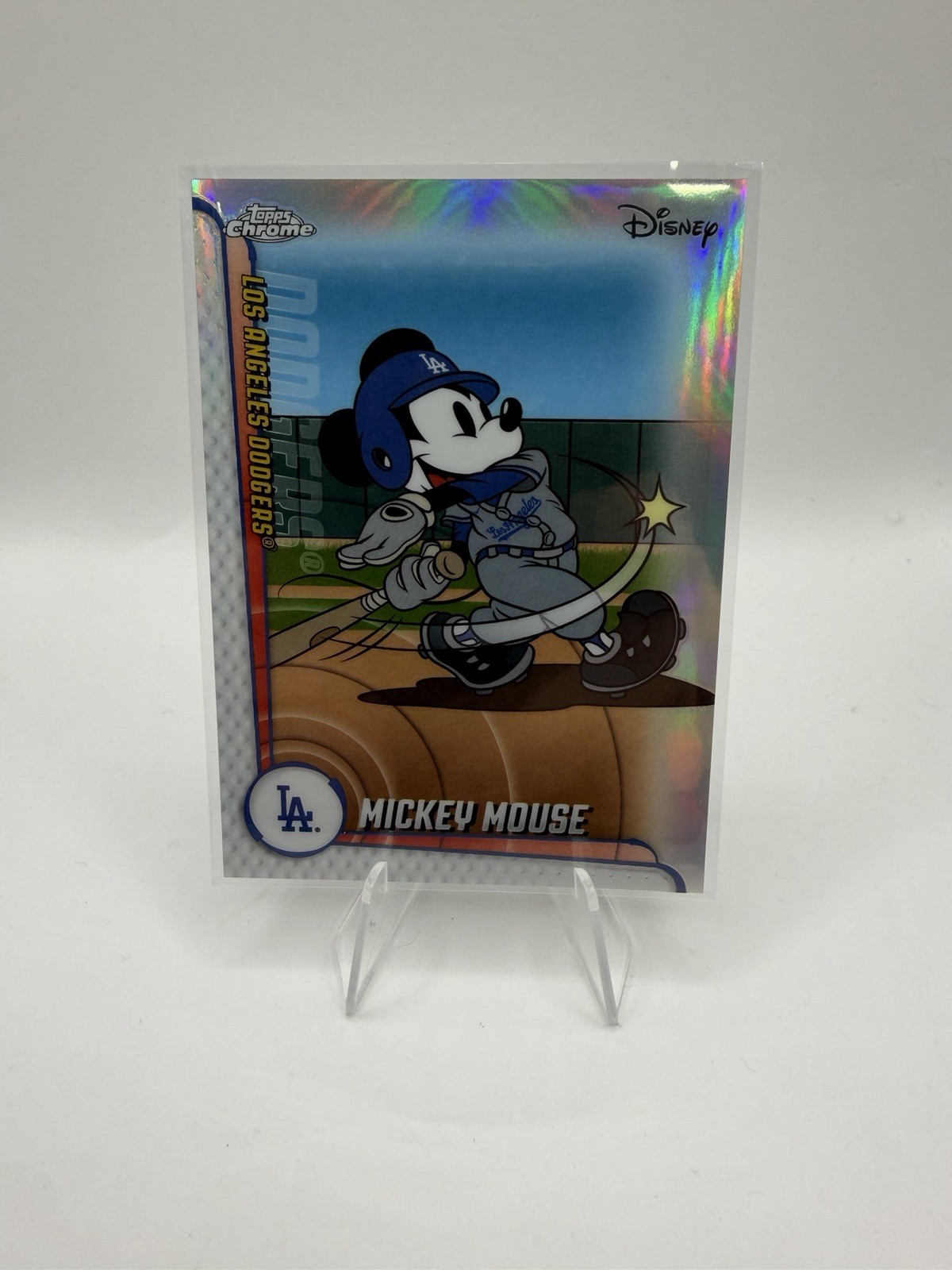 Mickey Mouse (Dodgers) 2025 Topps Chrome Update #MLBA-1 Mickey