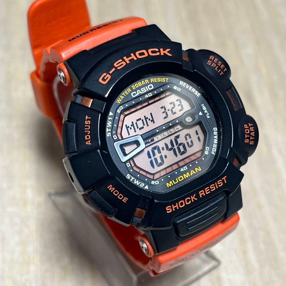 G-SHOCK MUDMAN G-9000R Rescue Color Tested Rare Model Watch | eBay