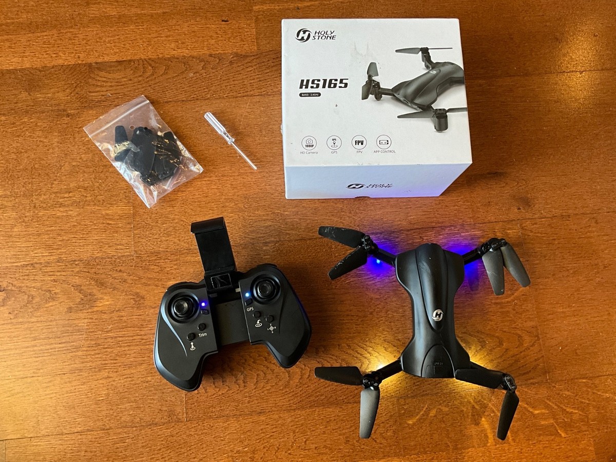 Holy Stone HS165 GPS FPV Camera Drone 1080p HD Foldable Battery