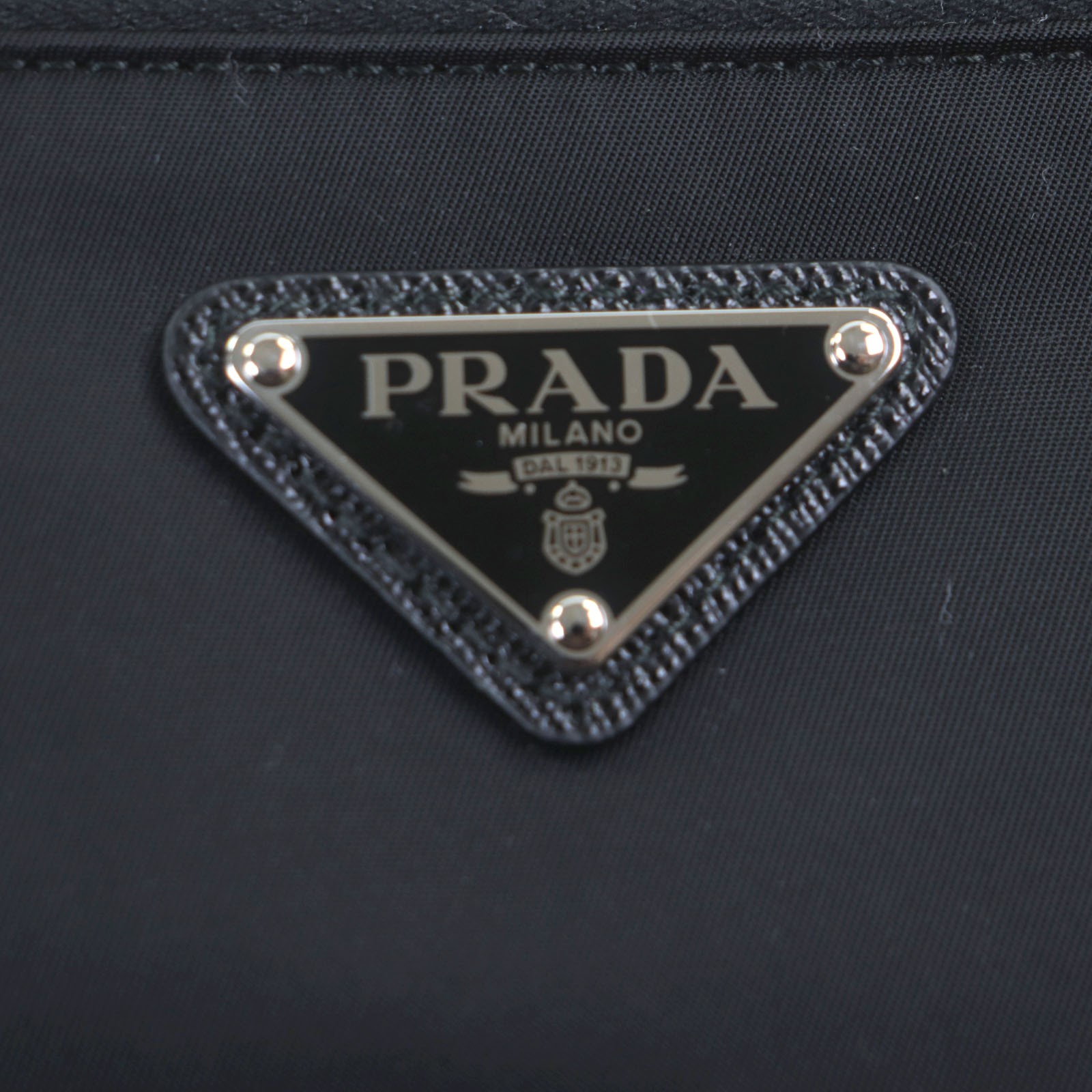 Excellent PRADA Shoulder Bag black Nylon mens 1BC421 thumbnail 9