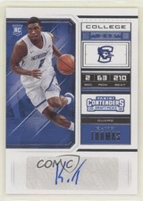 2018 Panini Contenders Draft Picks College Ticket Khyri Thomas #66 Auto 7i2