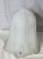 Antique Phoenix Parian Glass Lamp Shade #440 Victorian Project 3 Hole Fitter 7''