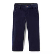 Janie And Jack BOY The Velvet Pant, dark marine