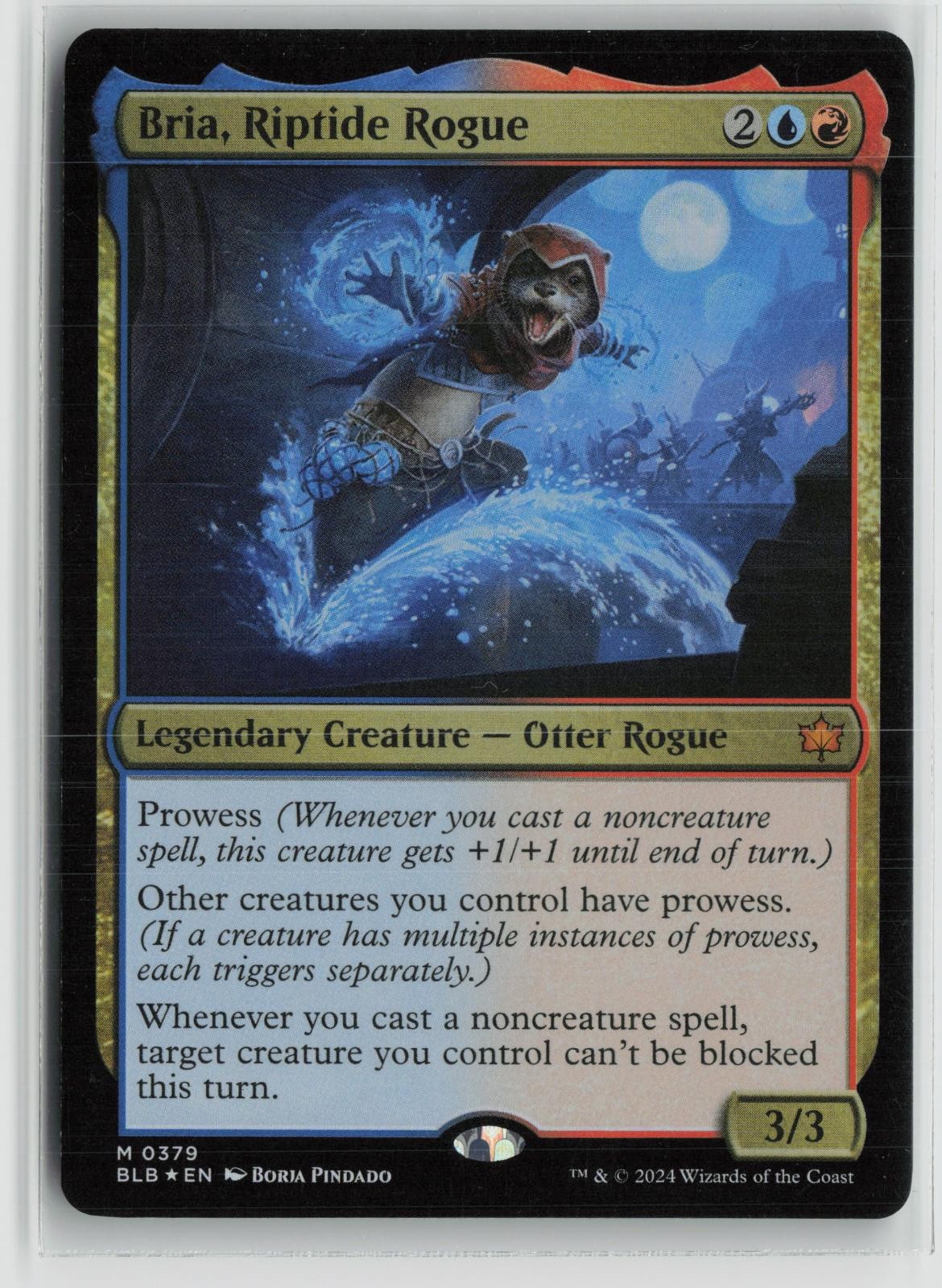 Bria, Riptide Rogue Lightly Played Foil 379 Bloomburrow Magic: The Gathering
