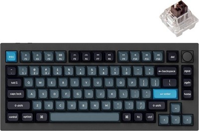 Keychron Q1 Pro Knob Version - Brown Tactile Switches - 75% Mechanical Keyboard