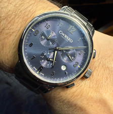 Christopher Ward C3 Malvern Chronograph MK11, Blue dial, Papers & Pouch