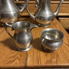 Vintage Woodbury Pewterers Coffee Pot & Tea Pot Set With Creamer & Sugar Bowl ￼ — photo 10